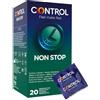 Control Non Stop Preservativi Ritardanti e Stimolanti 20 Profilattici