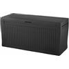 Keter Baule Keter Comfy Giardino portattrezzi 116,7x44,7x57 cm in resina grafite