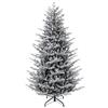 Megashopitalia Albero Di Natale Innevato Abete in Pe/Pvc Folto "Sestriere"