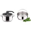 Non applicabile (TG. 5L) Lagostina Irradial Control Lagoeasy'Up Pentola A Pressione, 5 L, Acciai