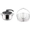 Non applicabile (TG. 5L) Lagostina Irradial Control Lagoeasy'Up Pentola A Pressione, 5 L, Acciai