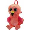 Ty BORSA ZAINO TY FASHION FENICOTTERO ROSA PELUCHE GILDA 38X28X16