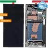 LCD SCHERMO DISPLAY TFT CON FRAME NERO PER SAMSUNG GALAXY S23 ULTRA S918B/E