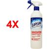 QUASAR 4 X Quasar Sgrassatore Disinfettante Pmc Trigger 580 Ml