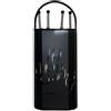 GREGORIOSTORE Trespolo In Ferro per Caminetto Moderno Trespolo Design Fiamma, 4 Pezzi 35x120cm