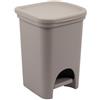 BELLI e FORTI srl Bidone Pattumiera a pedale colors 6 litri tortora belli&forti