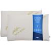 Does not apply Emporio, Coppia Di Cuscini Saponetta Memory Foam, Aloe Vera, Altezza 11 Cm, Soff