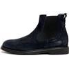 Nero Giardini SCARPE UOMO NERO GIARDINI STIVALETTI CON ELASTICI BEATLES I500851U BLU CAMOSCIO