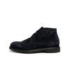 Nero Giardini SCARPE UOMO NERO GIARDINI POLACCHINE STIVALETTI I500850U BLU IN VERO CAMOSCIO