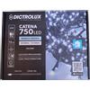 General Trade Catena 750 led bianco freddo per uso interno esterno 15mt led 8 giochi di luce