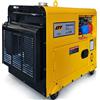 LTF Generatore di corrente diesel silenziato 5 Kw monofase trifase gasolio AVR ruote