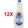 CHANTECLAIR 12 X Chanteclair Sgrassatore Universale Con Bicarbonato Ricarica 600 Ml