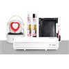 Siser Juliet® Pacchetto Pro - Plotter da Taglio con Pressa a Caldo Mini, Termovinile EasyWeed, Accessori Completi per Applicazione e Trasferimento