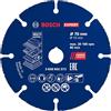 Bosch 1x Mola da taglio EXPERT Carbide Multi Wheel per smerigliatrici angolari mini (per Legno duro, Legno con chiodi, Ø 76 mm, Professional Accessorio Minismerigliatrice angolare)