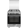 Glem Gas Cucina gas 4 zone Forno elettrico SPECIALISTA SA66IX inox Classe A (60x60x85cm)
