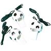 Amscan INT390537 - 12 fischietti Championship Soccer in plastica 6,2 x 3,2 cm, regalo, giocattolo