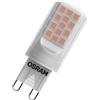 OSRAM Stella PIN Lampada LED, G9-base ottica opaca ,Bianco caldo (2700K), 430 Lu