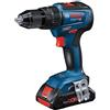 Bosch Professionale Trapano Combinato 18V 2 X 4.0Ah ProCORE18V Li-Ion GSB 18V-55