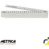 Metrica Doppiometro in Fibra di Vetro 2m - Aste da 20 cm, Graduato