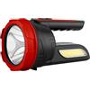 POLY POOL - PP3172 Torcia Lanterna Faro LED Portatile 5 W - Torcia Ricaricabile Alta Luminosità 350 Lumen Con Comoda Impugnatura Regolabile - Lampada da Lavoro LED Ricaricabile
