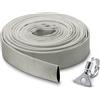 KÄRCHER Set Tubo Flessibile di Tela da 1/4, ideale per estrarre l'acqua, compatibile con pompe SP, include fascetta stringitubo in acciaio inossidabile(30-40mm) per il collegamento a pompe sommerse