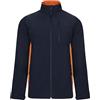 VELILLA Giacca Soft Shell Bicolore, Blu Navy e Arancione, S Misto, Blu navy e arancione, S