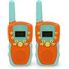 Legami - Set di 2 Walkie Talkie, Ricetrasmittenti con 8 Canali, Trasmettono fino a 3-5 km in Spazio Aperto, Volume Regolabile, Radio per Comunicare a Distanza, Ideal Regalo, 4 x 14 x 2 cm