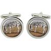 Family-crests Zebra Pascolo Gemelli IN Cromo Scatola