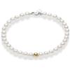 Comete Bracciale Donna COMETE FILI FANTASIA PERLE SFERA ORO codice BRQ347G