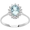 Comete Anello Donna COMETE PRESTIGE SOLITARIO DIAMANTI ACQUAMARINA codice ANQ315