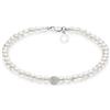 Comete Bracciale Donna COMETE FILI DI PERLE ACQUADOLCE ORO SFERA DIAMANTATA codice BRQ1