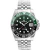 LORENZ GMT - Special Edition 030257CC Orologio Uomo Automatico Sfumato Verde Ner