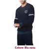 Lovable PIGIAMA-TUTA-uomo "LOVABLE" Girocollo in CALDO COTONE INTERLOCK- sconto-20%