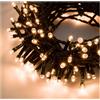BUD Luci catena mini lucciole di natale 300 Led LUCE CALDA 18 m per esterno IP44