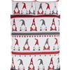 Rapport Home (TG. Singolo) Rapport - Set copripiumino, motivo gnomi natalizi, colore bianco,