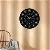 Orologio da parete con tavola periodica, simboli chimici, orologio da parete