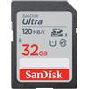 SanDisk Ultra 32 GB SDHC UHS-I Classe 10