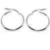 NALBORI cerchi argento 925 orecchini anelle baionetta pirata 19mm uomo donna bambina