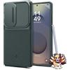 Spigen NUOVA Custodia Spigen Galaxy S25 Ultra Fotocamera Protezione Obiettivo Opaca ...