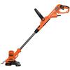 BLACK+DECKER (TG. 450 W - 25 cm) BLACK+DECKER BESTA525-QS Tagliabordi a Filo AFS, Nero, 450 W