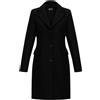 Emme Marella Cappotto Emme Marella modello Acerbi in panno soft, colore nero
