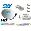 Fracarro KIT ANTENNA PARABOLA SATELLITARE LNB FRACARRO CON 25 METRI DI CAVO