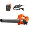 Husqvarna Soffiatore 120iB con batteria e caricabatterie 9,6 N 36 Volt