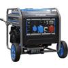 Hyundai Generatore di corrente inverter 7,5 KW benzina monofase trifase 18 HP