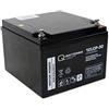 Q-Batteries 12LCP-30/12 V - 30 Ah batteria al piombo tipo AGM - Deep Cycle VRLA