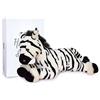 Doudou et Compagnie Histoire d'ours Zephir il Zebre-35 Cm, HO3049, bianco