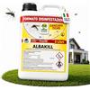 Albagarden - Insetticida Antizanzare Giardino con Cipermetrina 2 Litri Concentrato Disinfestazione Esterno E Interno Cimici Mosche Insetti Volanti Striscianti Moscerini Formiche Casa Prati Siepi