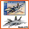 Revell Modellismo statico aerei kit 1/72 revell F/A-18F Super Hornet militare modellino