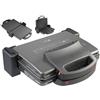 KAUFGUT Bistecchiera Tostiera Elettrica Contact Grill 2000 Watt