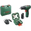 Bosch Trapano Avvitatore EASYDRILL1200 con 2 batteria 1,5Ah 34 accessori